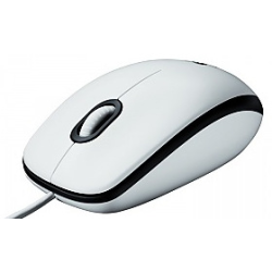 Mysz Przewodowa LOGITECH B100 OEM Biały