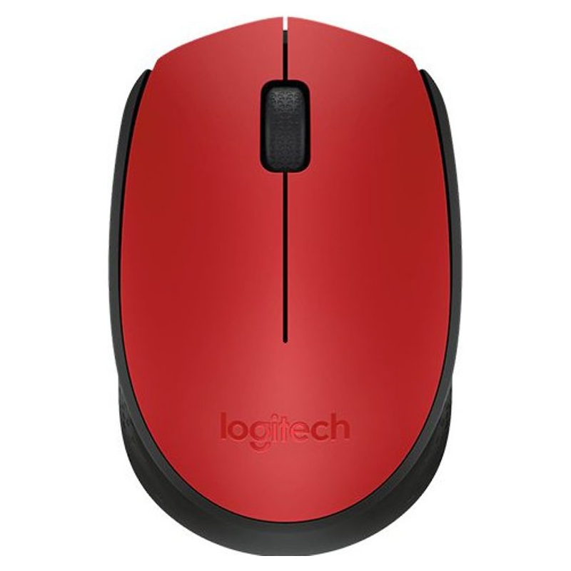 Mysz Bezprzewodowa LOGITECH M171 Red (Czerwony)