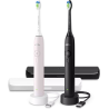 Szczoteczka soniczna PHILIPS Sonicare 3100 HX4072/42 2 szt. Czarna/Różowa Różowy (HX4072/42)