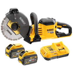 DEWALT 54V XR FLEXVOLT Przecinarka do stali i betonu 230mm 2 X 9Ah