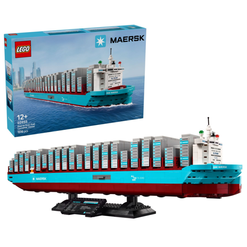 LEGO Inne Kontenerowiec z Napędem Dual Fuel Maersk 40955