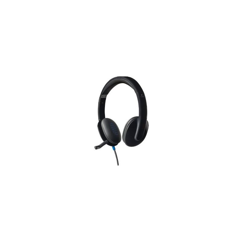 Słuchawki z mikrofonem LOGITECH H540 Czarny Czarny