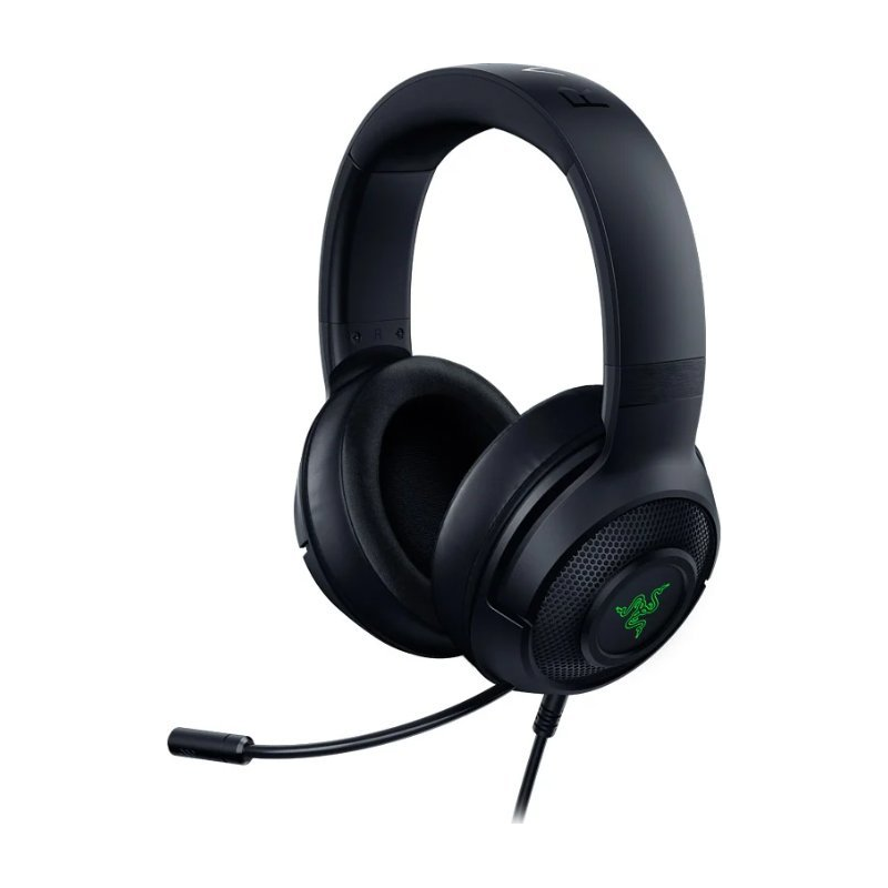 Słuchawki z mikrofonem RAZER Kraken V3 X Czarny Czarny