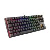 KLAWIATURA DLA GRACZY GENESIS THOR 300 TKL RGB FR PODŚWIETLENIE MECHANICZNA RED SWITCH