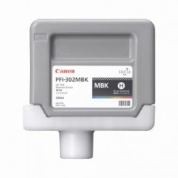Canon oryginalny ink / tusz PFI-302 MBK, 2215B001, czarny mat, 330ml