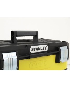 Stanley 1-95-612 pudełko na narzędzia Przybornik Metal, Plastik Czarny, Żółty