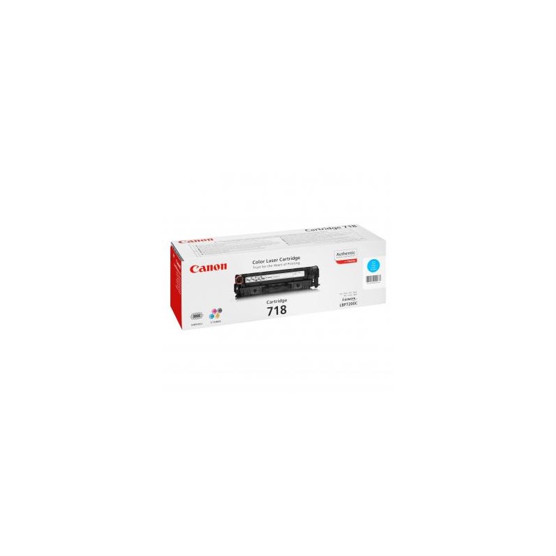 Canon oryginalny toner 718 C, 2661B002, cyan, 2900s