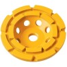 tarcza garnkowa diamentowa dwurzędowa 125mm