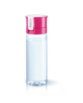 Butelka filtrująca Brita Fill&Go różówa + 4 filtry MicroDisc