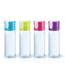 Butelka filtrująca Brita Fill&Go różówa + 4 filtry MicroDisc