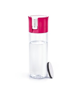 Butelka filtrująca Brita Fill&Go różówa + 4 filtry MicroDisc