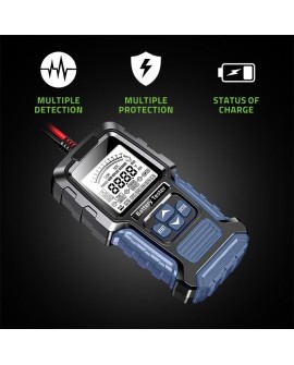 Qoltec Cyfrowy tester akumulatora z wyświetlaczem LCD | 12V | 24V | 3Ah-400Ah