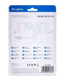 Tester kabli do kabli Lanberg NT-0402