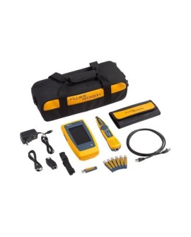 Fluke LIQ-KIT tester kabli sieciowych Tester PoE Szary, Żółty