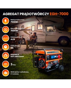 EXTRALINK GENERATOR HYBRYDOWY EGH-7000 7KW