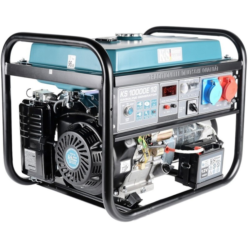KÖNNER & SÖHNEN AGREGAT/GENERATOR BENZYNOWY 7,5kW 230/400V ROZRUCH ELEKTRYCZNY AVR VST KS10000E1/3