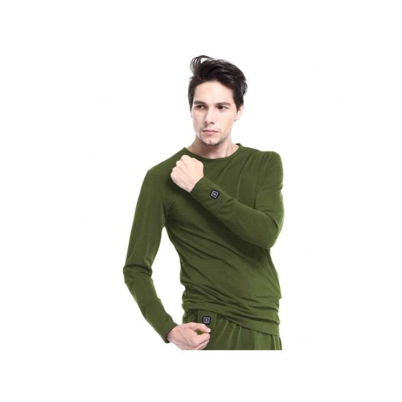 Bluza z ogrzewaniem Glovii GJ1CL (L kolor zielony)