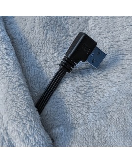 GLOVII OGRZEWANE, ULTRA MIĘKKIE PONCZO ZE ZŁĄCZEM USB, WSPÓŁPRACUJE Z DOWOLNYM POWERBANKIEM 2A GU1G
