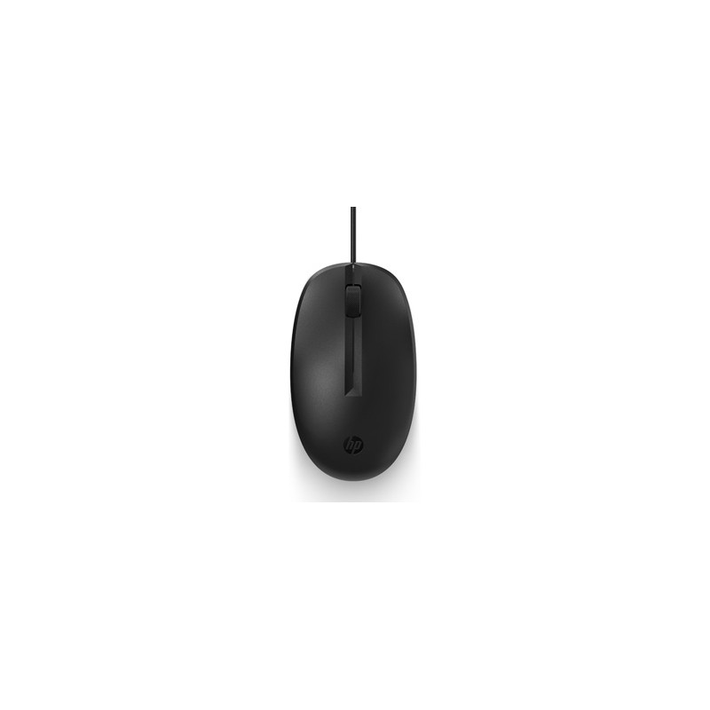 HP 128 Mysz przewodowa, czarna, 1200DPI