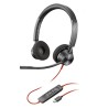 HP Poly BW 3320 Stereo-M Poly BW 3320 Stereo-M słuchawki z mikrofonem, przewodowa, czarna, klasyczna typ