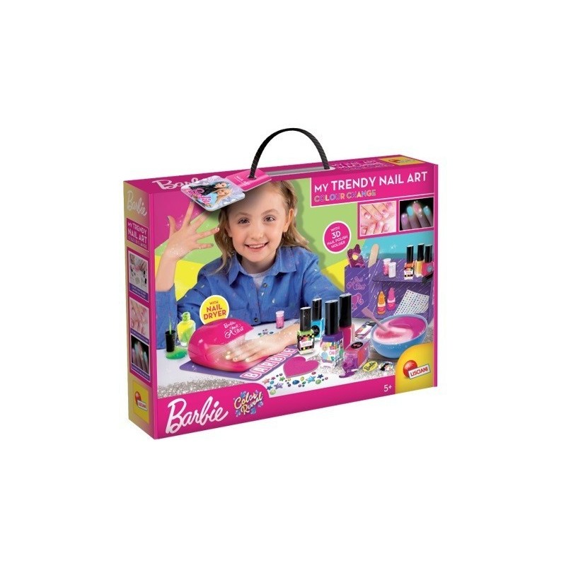 Modna lampka do manicure Barbie 102747 LISCIANI do paznokci
