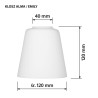 Klosz do lampy EMILY