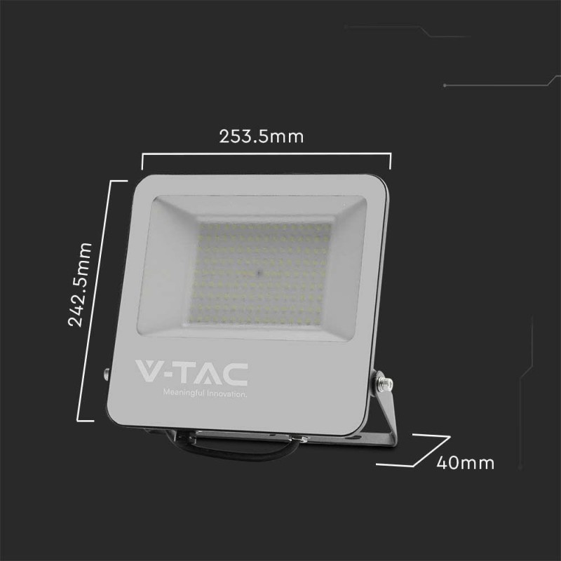 V-TAC PROJEKTOR LED V-TAC 50W 185LM/W CZARNY VT-44