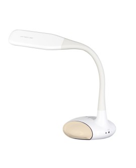 Nowoczesna lampka na biurko wielokolorowa RGB LED Activejet VENUS RGB biała z funkcją oświetlenia nocnego