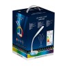 Nowoczesna lampka na biurko wielokolorowa RGB LED Activejet VENUS RGB biała z funkcją oświetlenia nocnego