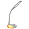 Nowoczesna lampka na biurko wielokolorowa RGB LED Activejet VENUS RGB szara z funkcją oświetlenia nocnego