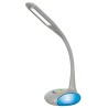 Nowoczesna lampka na biurko wielokolorowa RGB LED Activejet VENUS RGB szara z funkcją oświetlenia nocnego
