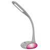 Nowoczesna lampka na biurko wielokolorowa RGB LED Activejet VENUS RGB szara z funkcją oświetlenia nocnego