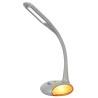 Nowoczesna lampka na biurko wielokolorowa RGB LED Activejet VENUS RGB szara z funkcją oświetlenia nocnego