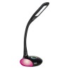 Nowoczesna lampka na biurko wielokolorowa RGB LED Activejet VENUS RGB czarna z funkcją oświetlenia nocnego