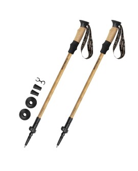 Kijki Nordic Walking Spokey Bastone Eco brązowo-czarne 929465