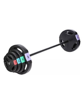 Sztanga / talerze kompozytowe 42kg HMS GSP40