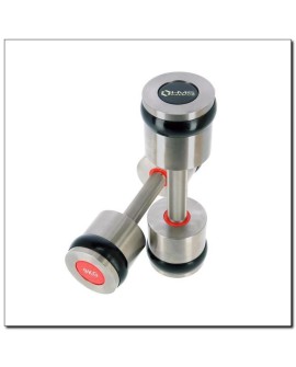 Hantle chromowane 2x9 kg silikonowe elementy HMS Premium HH09