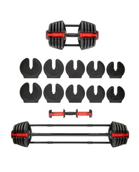 Zestaw regulowanych sztangielek HMS SGR40 PRO SET 2w1 43,5 kg