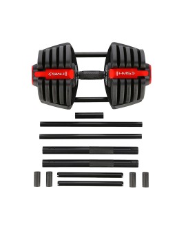 Zestaw regulowanych sztangielek HMS SGR40 PRO SET 2w1 43,5 kg