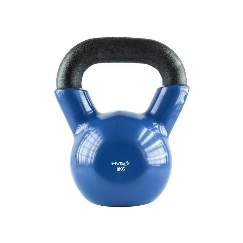 Kettlebell winylowy 8 kg granatowy HMS KNV8