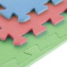Mata puzzle Multipack One Fitness MP10 zielono-niebiesko-czerwone 9 elementów 10 mm