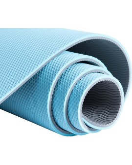 P2I MATA DO JOGI FITNESS TPE NIEBIESKO/SZARA 173X58
