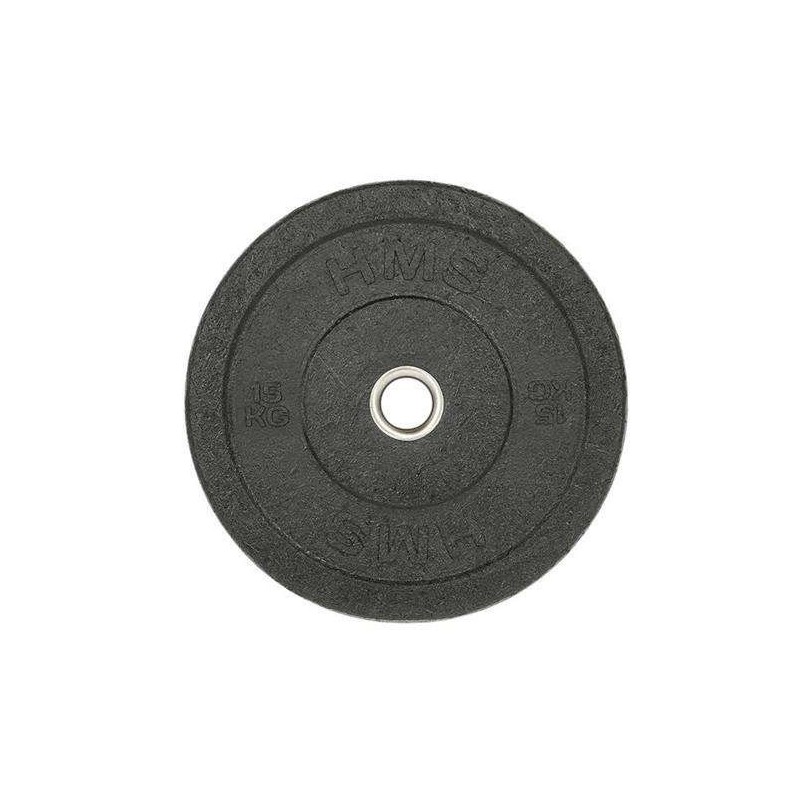 Talerz olimpijski Bumper 15 kg Czarny HMS CHTBR15