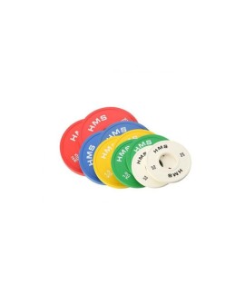 Zestaw talerzy olimpijskich Bumper 2x (0.5kg,1kg,1.5kg,2kg,2.5kg) HMS CBRS Set