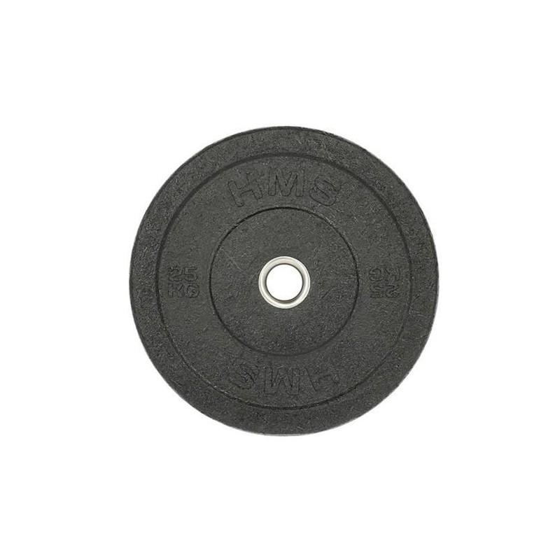 Talerz olimpijski Bumper 25 kg Czarny HMS CHTBR25
