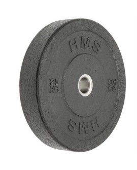 Talerz olimpijski Bumper 25 kg Czarny HMS CHTBR25