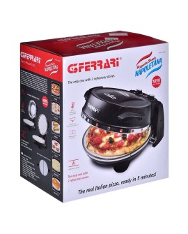 Piec do pizzy G3Ferrari G1003210 Plus evo black 2 kamienie