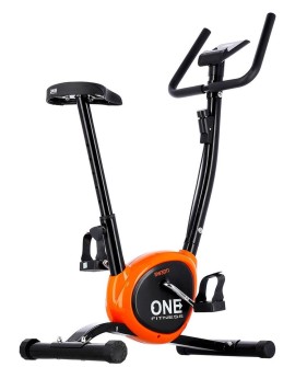 Rower mechaniczny One Fitness RW3011 czarno-pomarańczowy