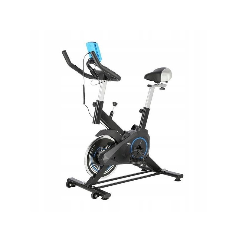 Rower stacjonarny indoor cycling One Fitness SW2501 7kg niebieski
