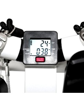 Stepper skośny z linkami biało-zielony HMS S3033